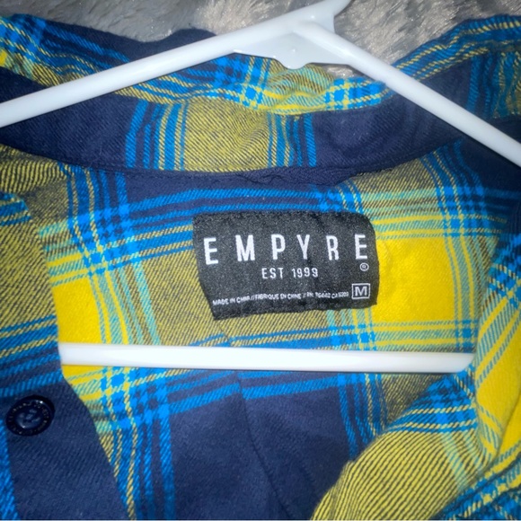 Blue & Yellow Flannel Size M - Picture 8 of 10